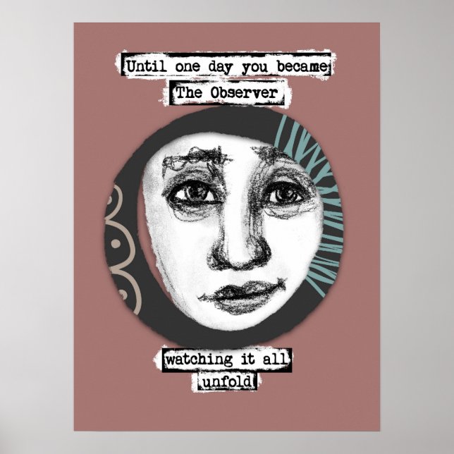Observatören Poster väggkonst (Framsidan)