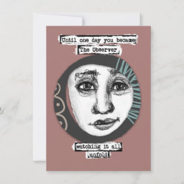 Observatörens hälsningskort kort