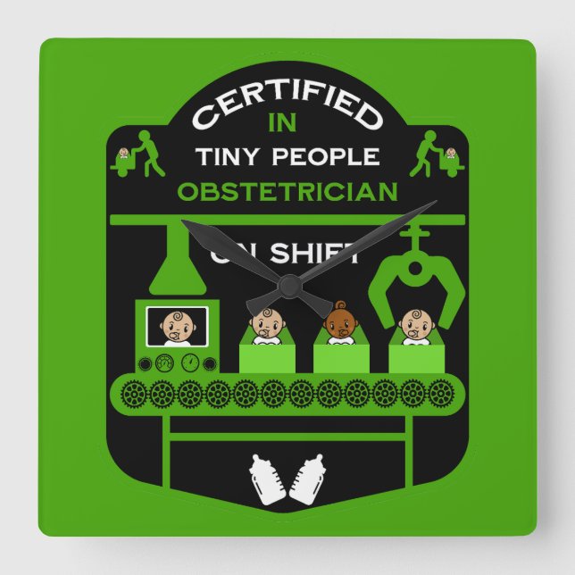 Observatörens uppskattning och Tack Fyrkantig Klocka (Framsida)