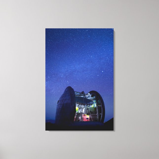 Observatorium Cal Tech Submilimeter | Hawaii Canvastryck (Framsida)