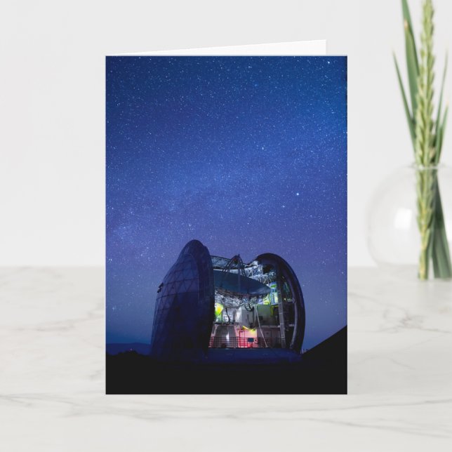 Observatorium Cal Tech Submilimeter | Hawaii Kort (Framsida)