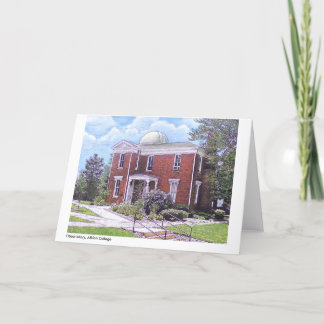 ObservatoriumAlbion högskola, full färgnotecard Kort