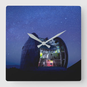 Observatory Cal Tech Submilimeter   Hawaii Fyrkantig Klocka