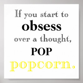 Observera citattecken poster