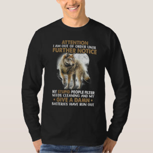 Observera Jag Är Ur Funktion Tills Vidare Meddelan T Shirt