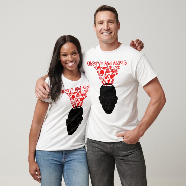 Observera och absorbera t-shirt (Unisex)