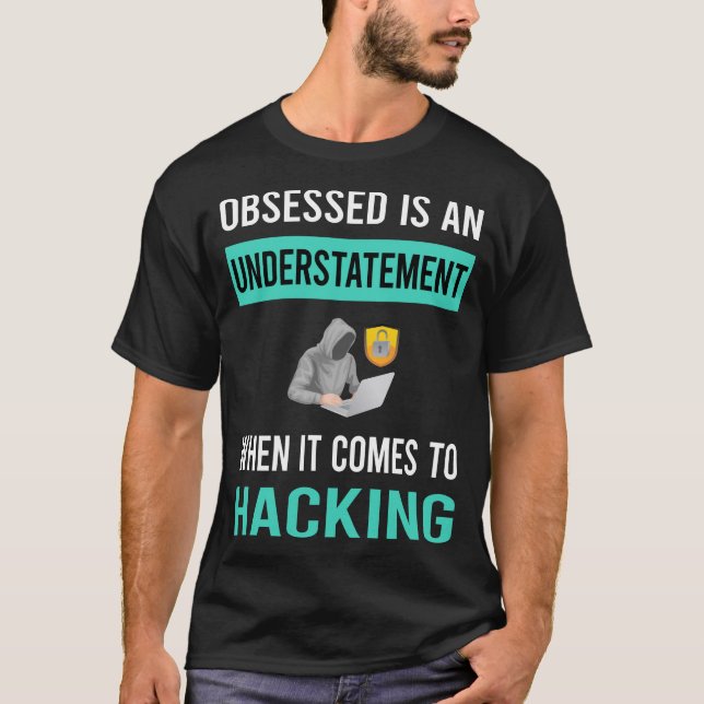 Observerad hackhackare t shirt (Framsida)