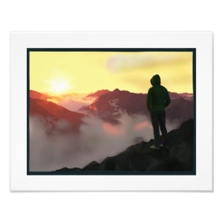 Obsession med höjder fototryck