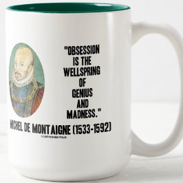 Obsession WellSpring Genius Galenhet de Montaigne Två-Tonad Mugg