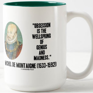 Obsession WellSpring Genius Galenhet de Montaigne Två-Tonad Mugg