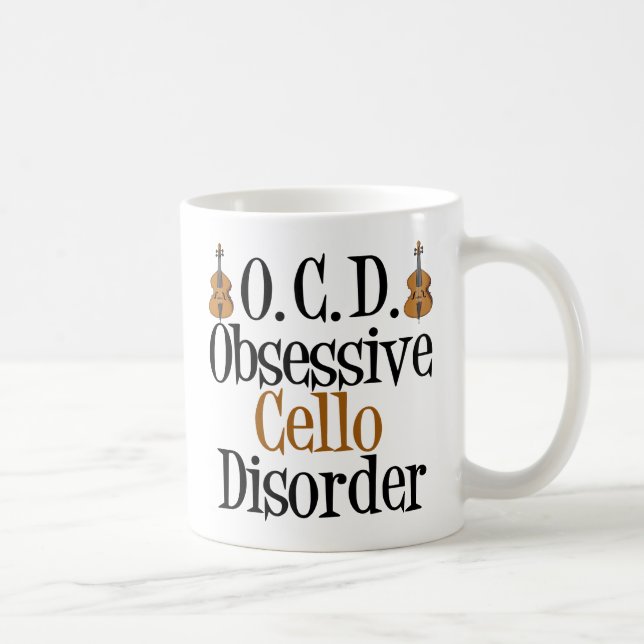 Obsessiv Cello Disorder Kaffemugg (Höger)
