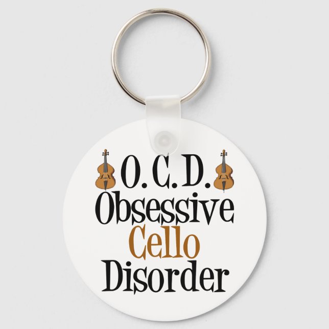 Obsessiv Cello Disorder Nyckelring (Framsida)