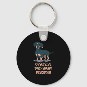Obsessiv Dachshund Disord Nyckelring