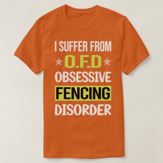Obsessiv Kärlek Fencer T Shirt (Design framsida)