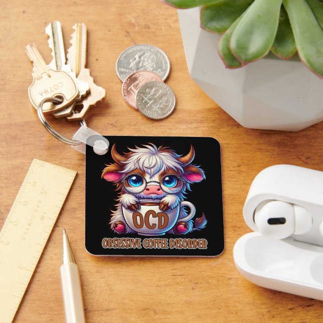 Obsessive Coffee Disorder  Nyckelring (Skrivbord)