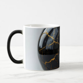 Obsidian Kintsugi Sphere Magisk Mugg