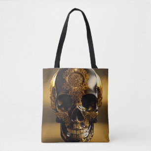 Obsidian Skull Gilded Tygkasse