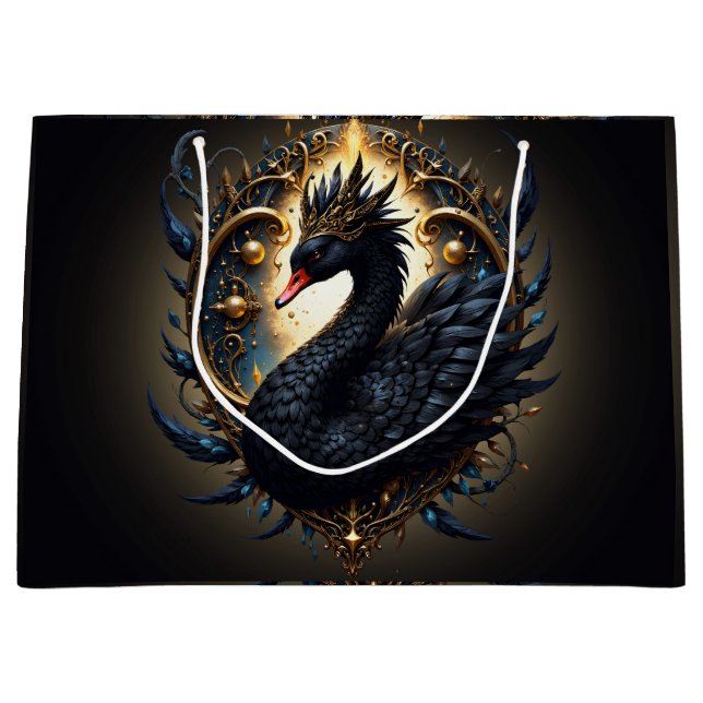 Obsidian Swan of Silent Grace – Dark Fantasy  (Framsidan)