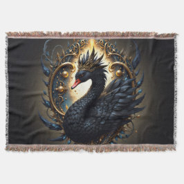 Obsidian Swan of Silent Grace – Dark Fantasy Filt