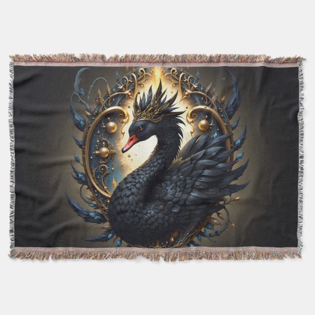 Obsidian Swan of Silent Grace – Dark Fantasy  Filt (Framsidan)