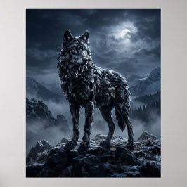 Obsidian Varg Midnight Ridge Poster