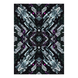 Obsidian Vault: Violet Shard Protocol Fototryck