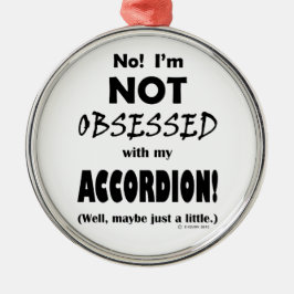 Obssed Accordion Julgransprydnad Metall
