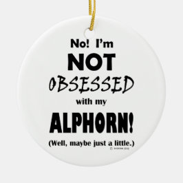 Obssed Alphorn Julgransprydnad Keramik