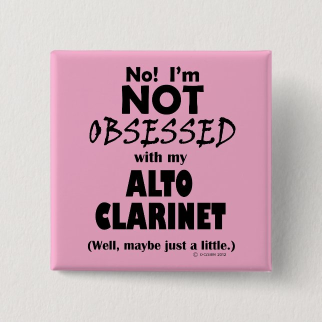Obssed Alto Clarinet Knapp (Framsida)