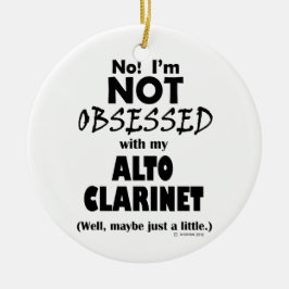 Obssed Alto Clarinet.png Julgransprydnad Keramik
