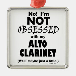 Obssed Alto Clarinet.png Julgransprydnad Metall