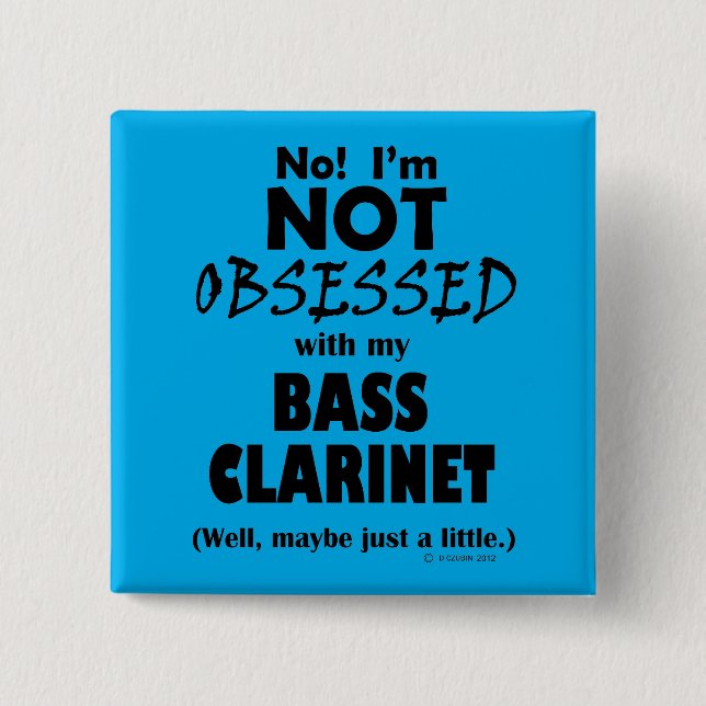Obssed Bass Clarinet Knapp (Framsida)