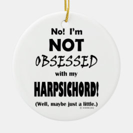Obssed Harpsichord Julgransprydnad Keramik