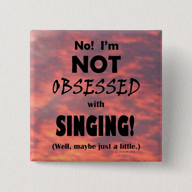Obssed Singing Knapp (Framsida)