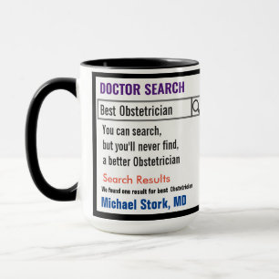 Obstetrician Funny Search Gift Mugg