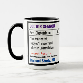 Obstetrician Funny Search Gift Mugg