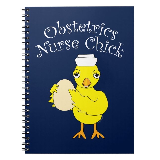 Obstetrics Nurse Chick Anteckningsbok (Framsidan)