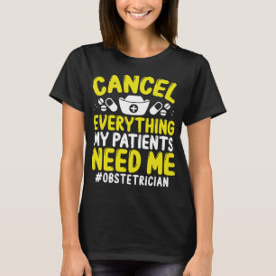Obstetriker Avskrivning Barn Obstetric Doktor T Shirt