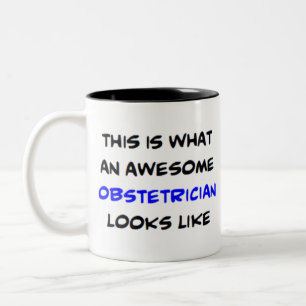 obstetriker, fantastisk Två-Tonad mugg