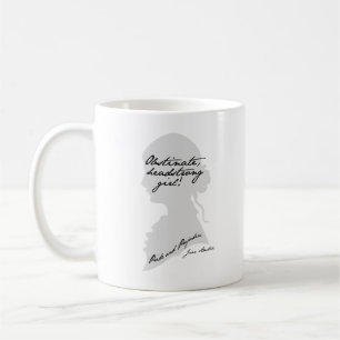 Obstinat egensinnig flicka kaffemugg