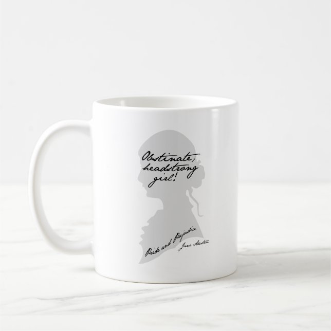 Obstinat egensinnig flicka kaffemugg (Vänster)