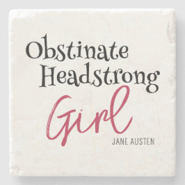 Obstinate Headstrong Girl Pride and Prejudice Stenunderlägg