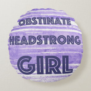 OBSTINATE HEADSTRONG ROUND DEKORATIV KUDDE LILA
