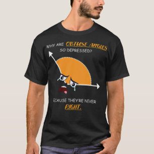 Obtuse Angles Math Joker Häst ord western  T Shirt