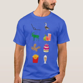Obtuse gummigosa grönt Gumava-juice Vertisk T Shirt