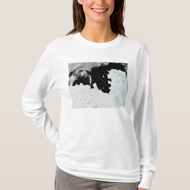 Öbukten gräs i Väster Antarctica Tee Shirt (Framsida)