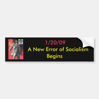 OBUMMER: Ett nytt fel av socialismen har ankommit Bildekal