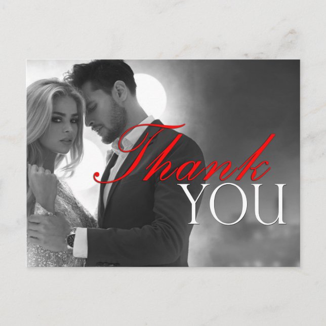 Obundet tackkort vykort (Framsida)