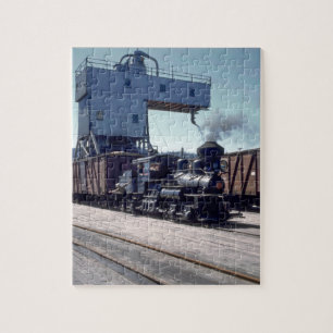 OBW 18 ton Shay lokomotiv #1_Trains Pussel