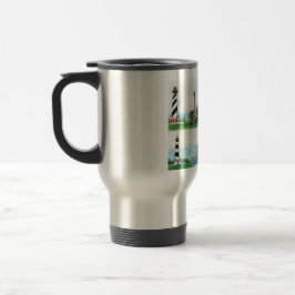 OBX 7 LIGHTHOUSES TRAVEL MUG RESEMUGG